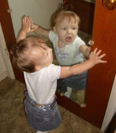 Mirror, Mirror on the wall...Julane, our next Junior Handler